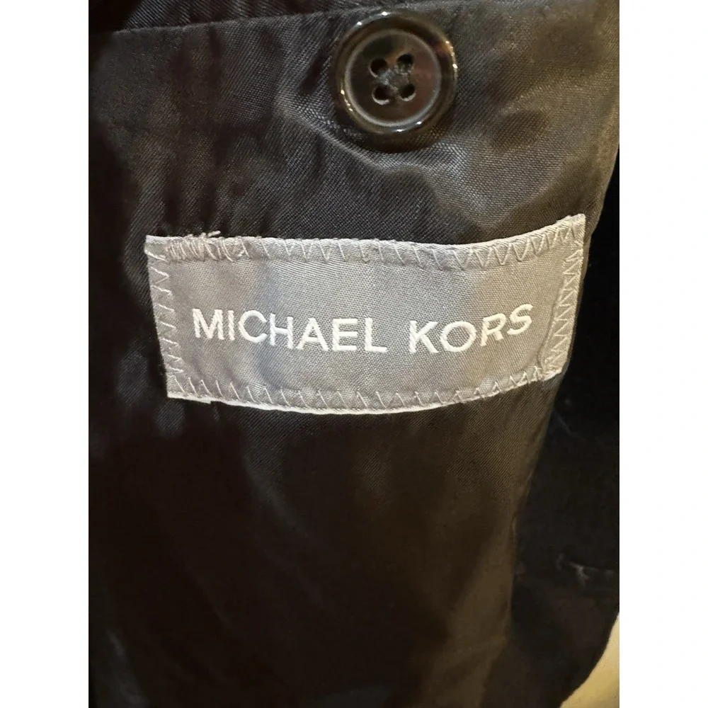 NWT‎ Michael Kors Men's Wool/ Cashmere Blend Lined Coat Size 48L
